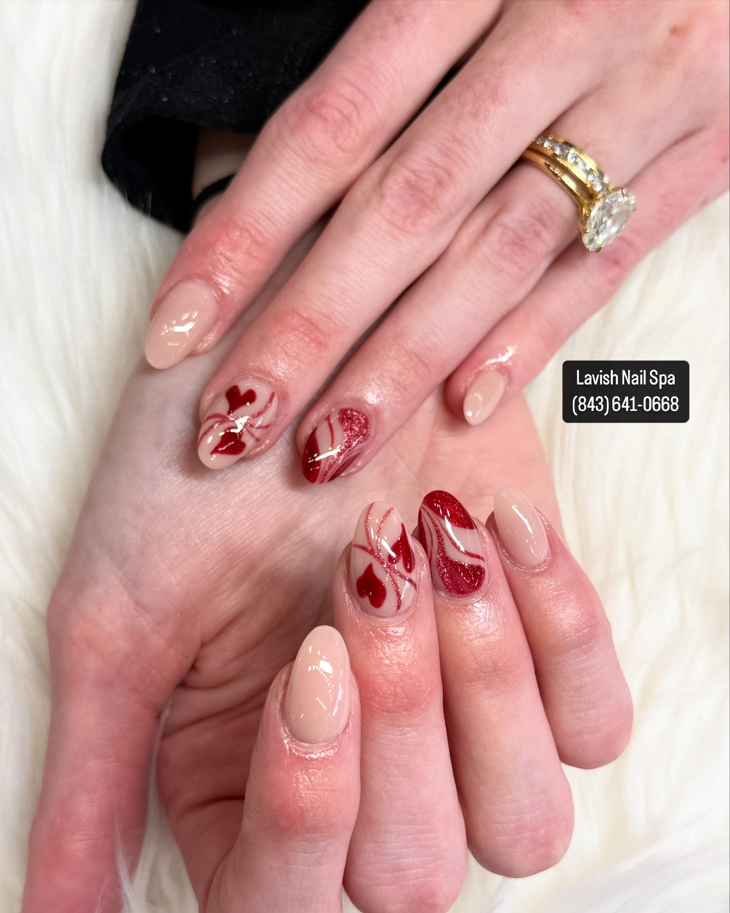 Lavish Nail Spa nail work in Charleston, South Carolina
